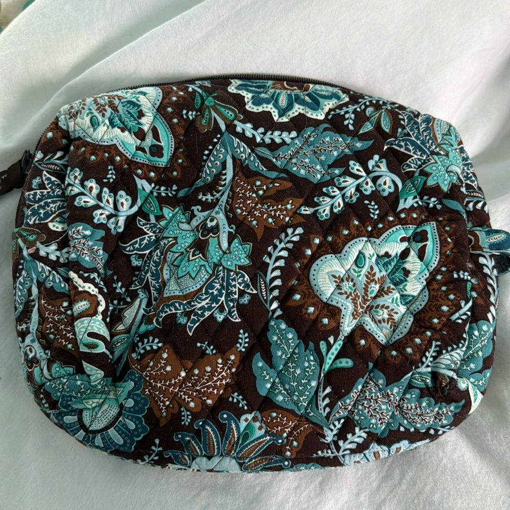 Vera Bradley - large cosmetic bag - Java Blue